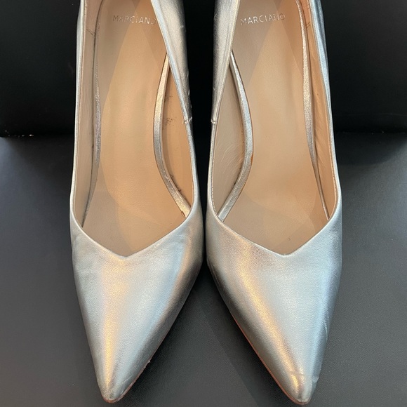 MARCIANO Silver High Heels - Picture 2 of 8
